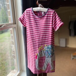 MINI BODEN Girl’s Striped Dress, size 7-8